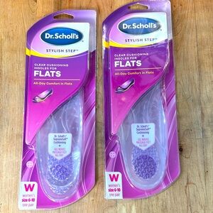 New Dr. Scholl's Purple Step Insoles for Women’s Flats shoes 2 Pairs for $5